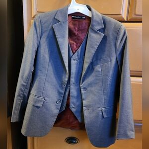 YuanLu Boys 3PCS Gray Suit S10